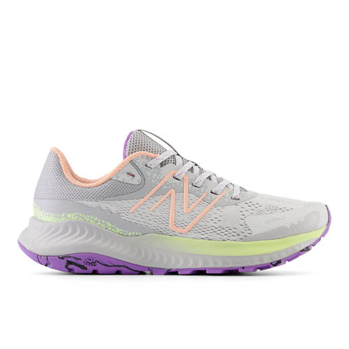 New Balance Donna DynaSoft Nitrel V5 in Grigio/Gris/Arancia/Giallo/Jaune/Viola/Violet, Textile, Taglia 37 - WTNTRRG5