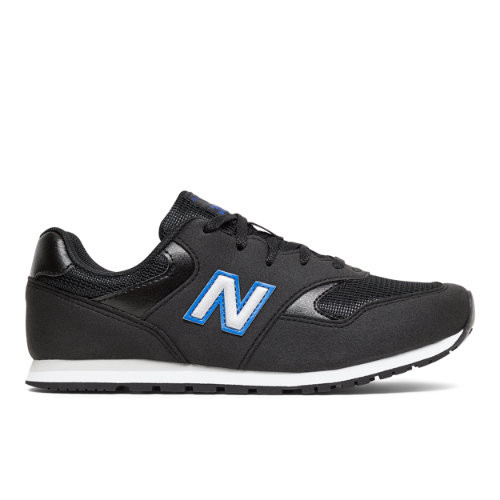 New Balance Boys 393 - Black/Blue - Size 4.5, Black/Blue