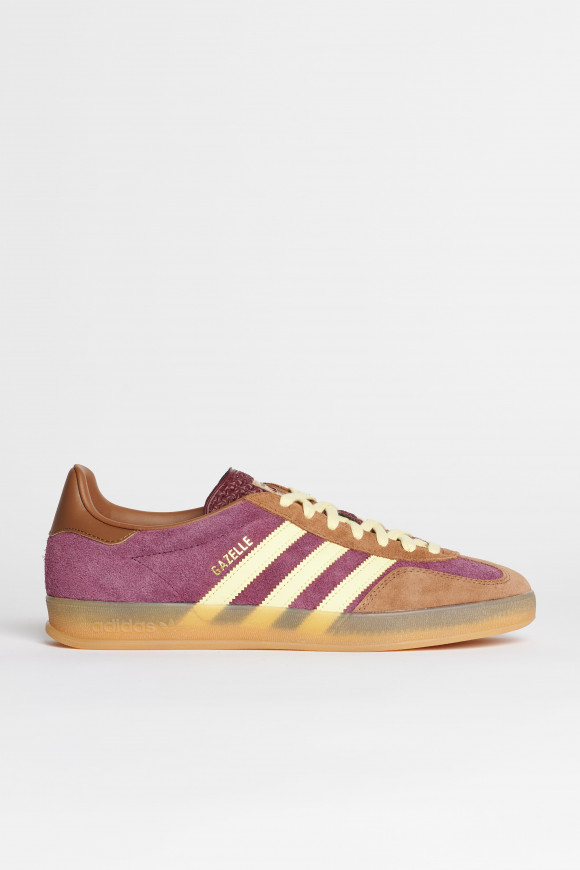 adidas cleats Originals Gazelle Indoor Maroon / Almost Yellow - adi-24d3-00101