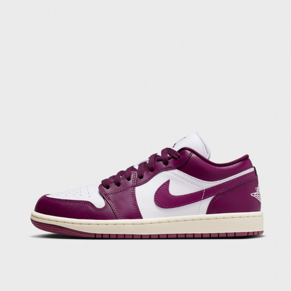 Air Jordan 1 Low white/bordeaux/sail, JORDAN, Footwear, rouge - dc0774161