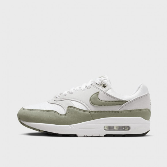 Air Max 1 white/light army/neutral grey/black, Nike, Footwear, gris - dz2628112