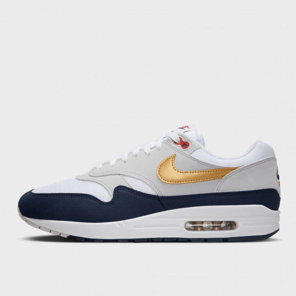 Air Max 1 obsidian/metallic gold/white, ICH nike, Footwear, multicolore, taille: 42 - hm9604400